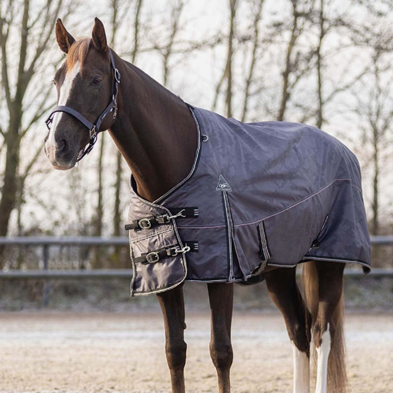 QHP Turnout Rug Collection 150g - Mineral-1